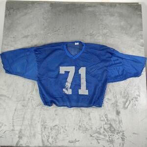 VTG 80s MacGregor Sand Knit #71 Allstars mesh cropped streetwear jersey mens XL